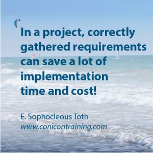 Correctly gathered requirements can save a lot of implementation resources!